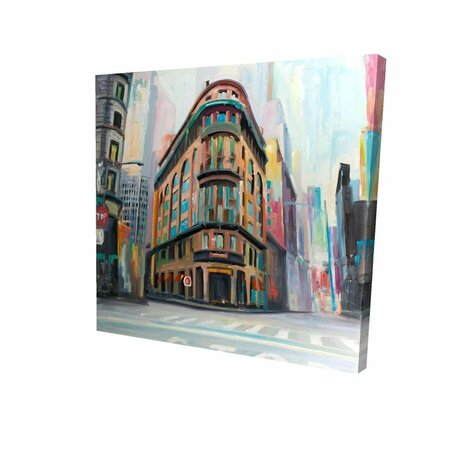 FONDO 12 x 12 in. Building Architecture In New-York-Print on Canvas FO2788254